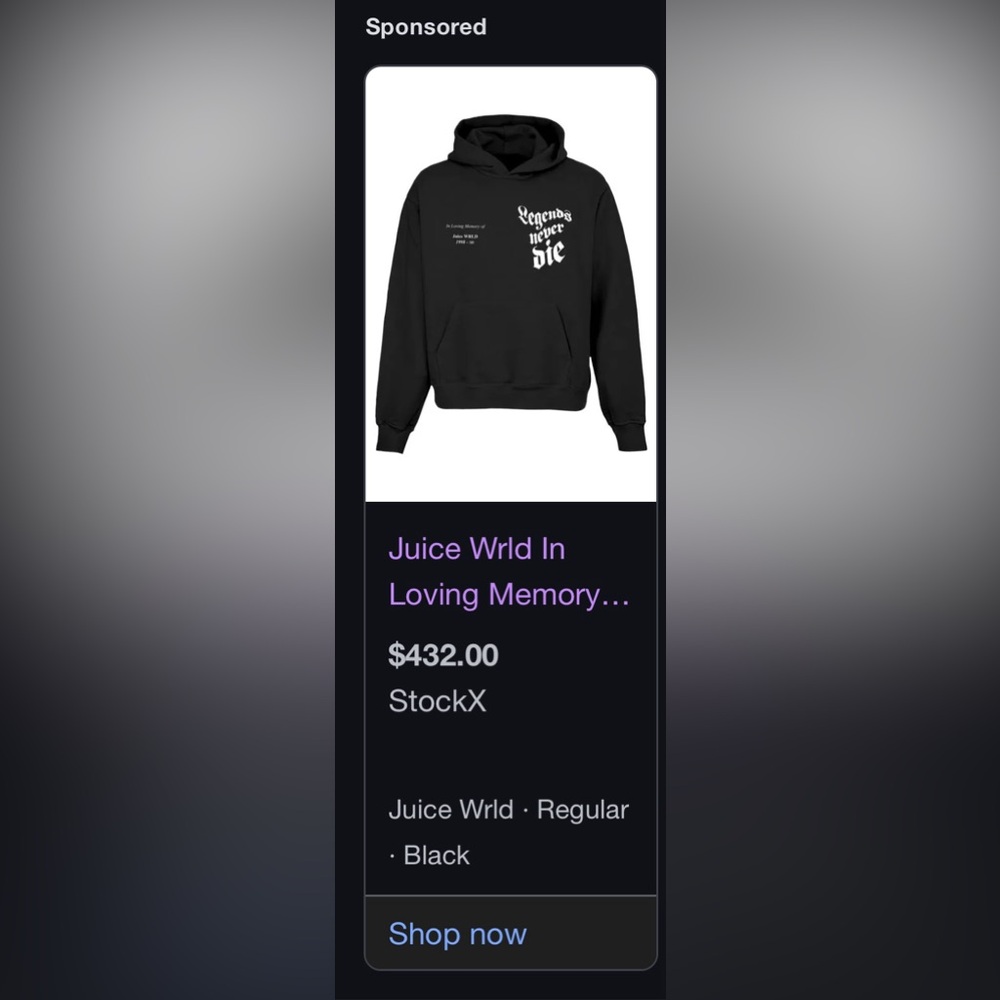 Juice Wrld Memorial Sweater - Picture 8 of 8